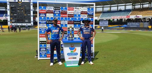 Captains of India and Sri Lanka