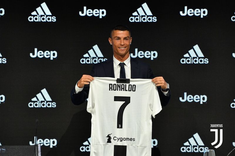 Cristiano Ronaldo after arriving at Juventus in 2018