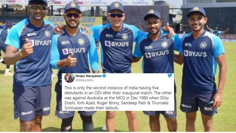 Twitter reacts to multiple India debutants