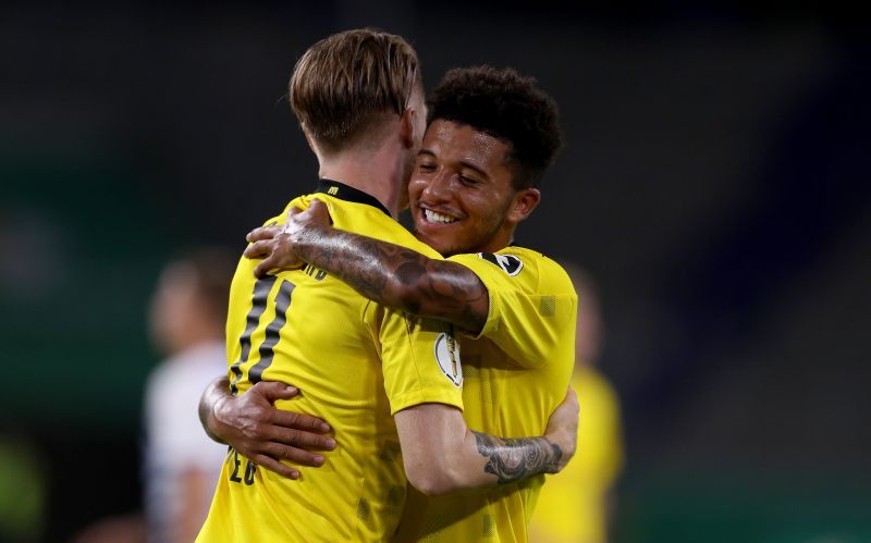 Jadon Sancho made a big impression at Borussia Dortmund