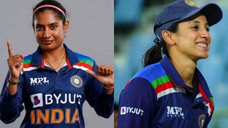 Mithali Raj (L) and Smriti Mandhana (R)