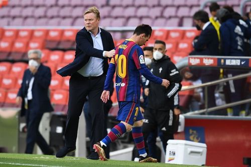 Barcelona skipper Lionel Messi (right). [Photo by David Ramos/Getty Images]