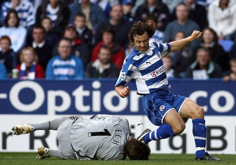 Petr Cech suffered a fractured skull in a league game against Reading FC.