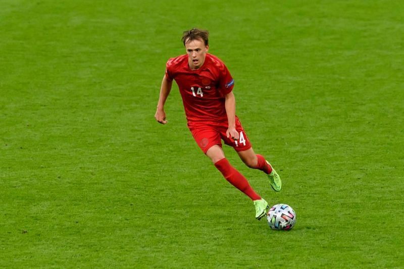 Mikkel Damsgaard scored the only free-kick of Euro 2020.