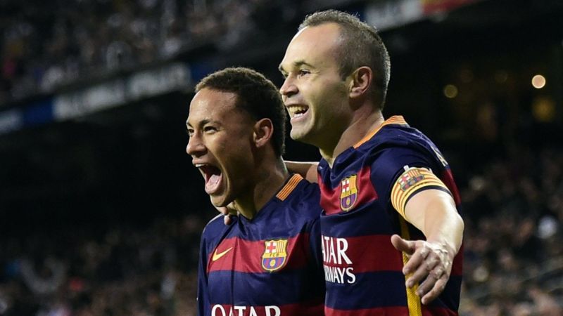Iniesta and Neymar accomplished great things together at Barcelona