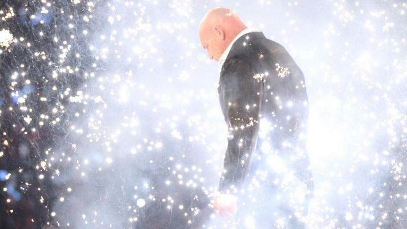 Goldberg at the WWE Hall of Fame Ceremony