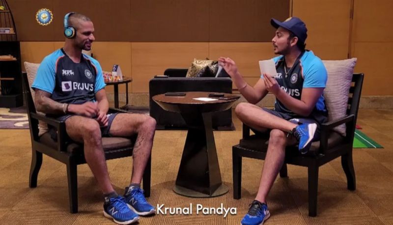 Shikhar Dhawan (L) &amp; Prithvi Shaw. Pic Credits; BCCI