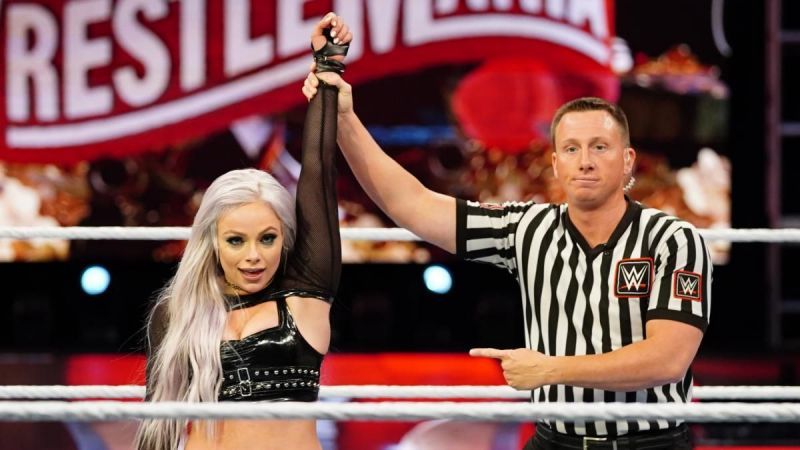 Liv Morgan at WrestleMania 36