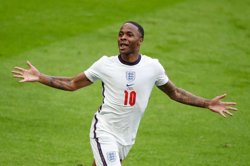 Raheem Sterling was instrumental in the Three Lions' run to the Euro 2020 final.