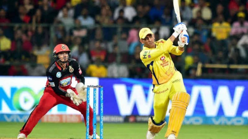 MS Dhoni's blistering 70* floored RCB (Source: Twitter)