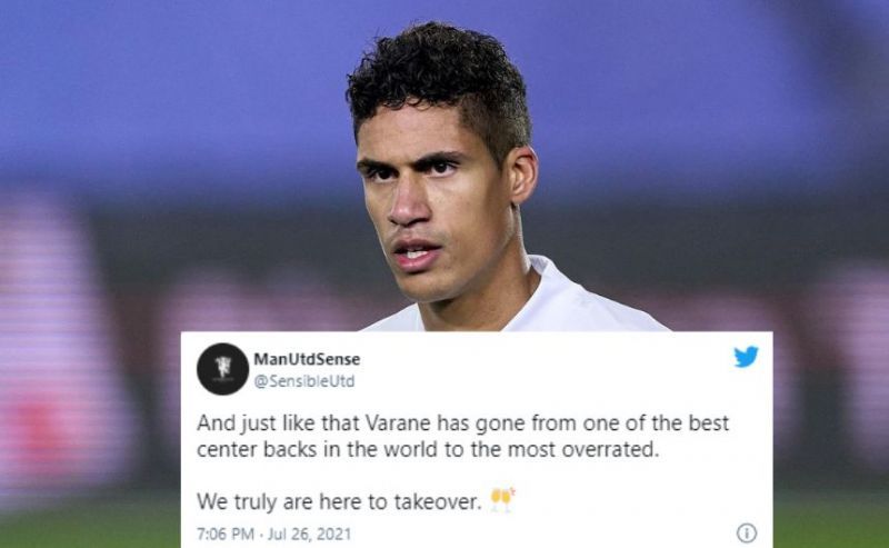 Raphael Varane is set to join Manchester United