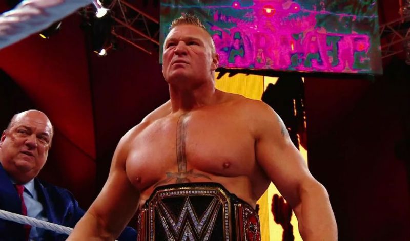 Brock Lesnar was the WWE Champion between late 2019 and early 2020