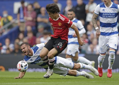 Manchester United's Facundo Pellistri in action