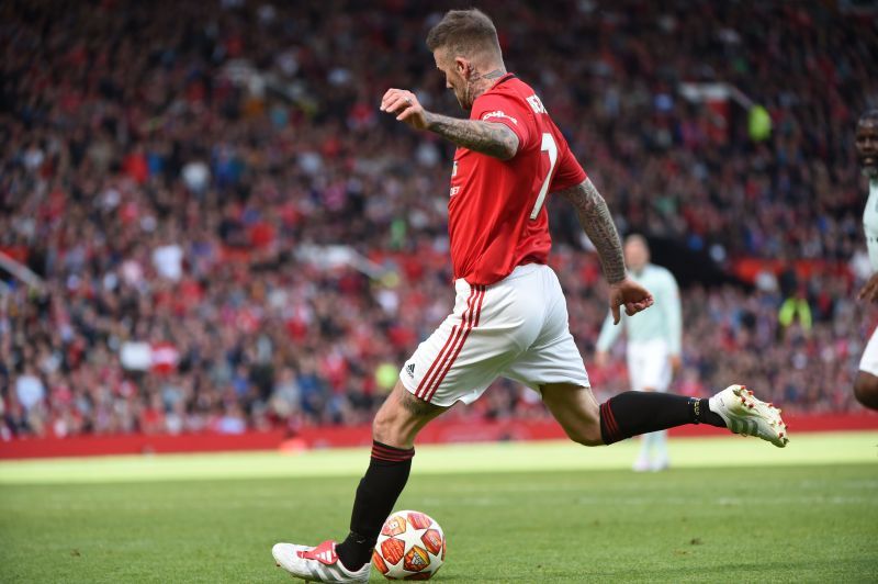 David Beckham's pin-point assists often made strikers' job easy