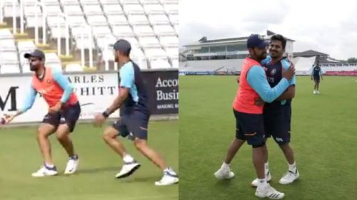 Snippets from Team India's fun drill on Tuesday.