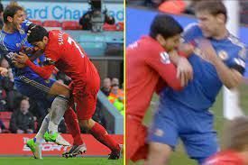 Suarez biting Ivanovic