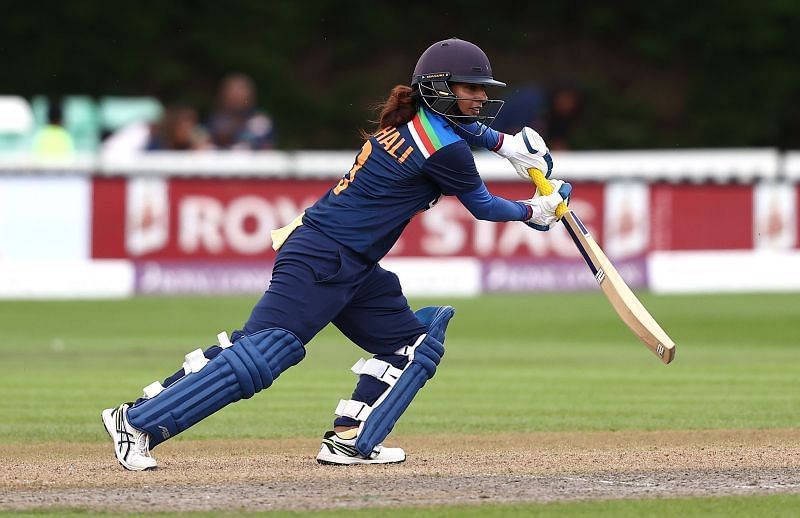 Mithali Raj's unbeaten 75 against England women in the final ODI helped them win by four wickets.