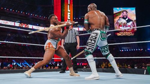 Apollo Crews defeated Big E at WrestleMania 37