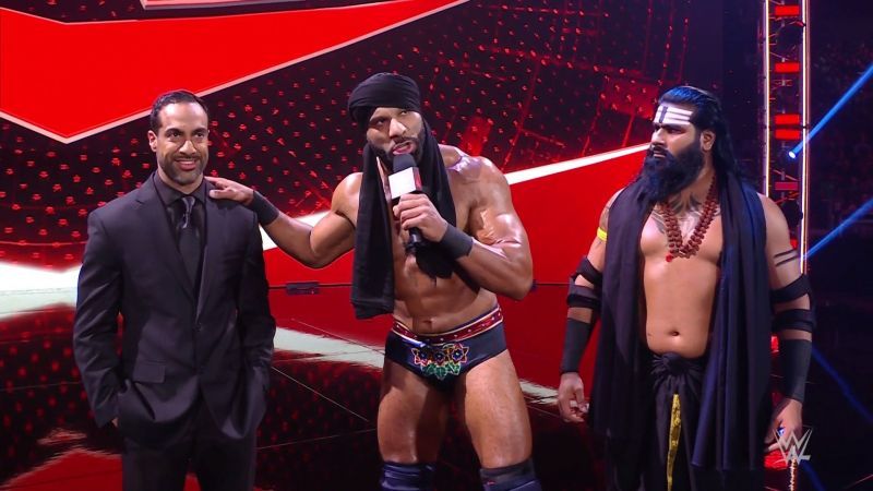 Arjun Singh, Jinder Mahal and Veer