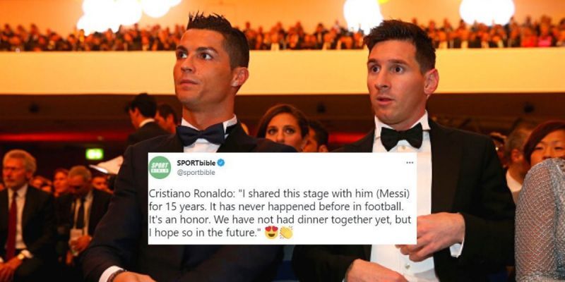 Lionel Messi and Cristiano Ronaldo