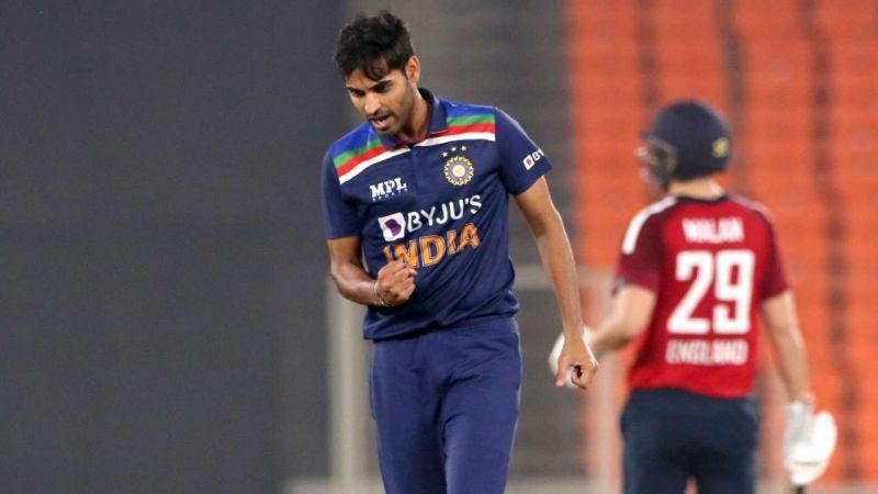 Bhuvi starred in his last outing in India colours.