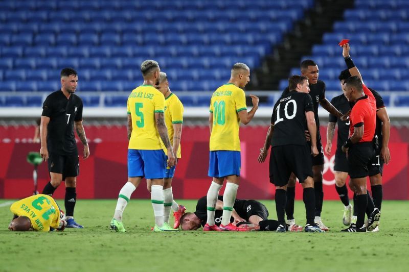 Germany were soundly beaten by Brazil in their opening game