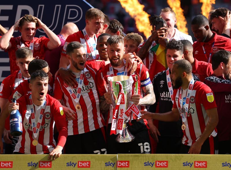 Brentford was promoted to Premier League after winning the Championship playoff final. Photo by Catherine Ivill/Getty Images