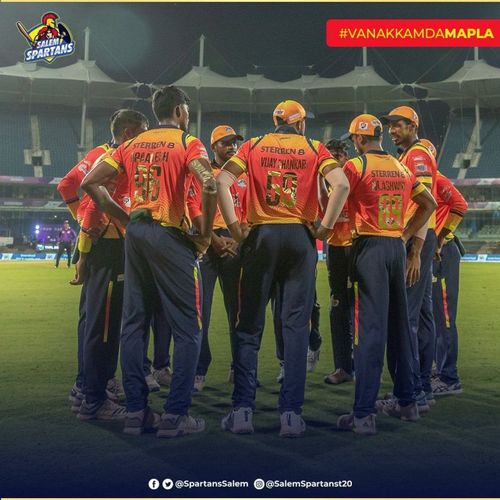 Salem Spartans start this TNPL 2021 clash as the favorites [PC: SS Twitter]