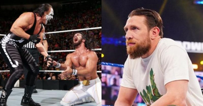 Sting, Seth Rollins, and Daniel Bryan.