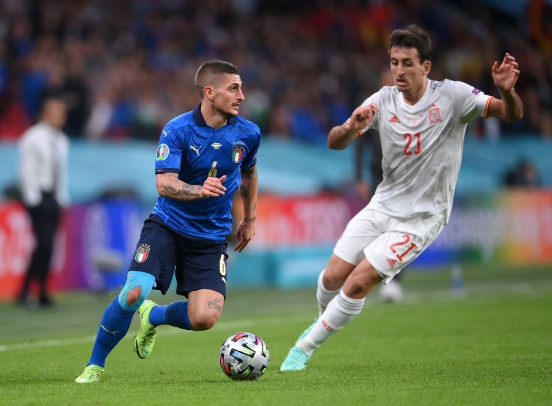 Marco Verratti pulled the strings for Italy in the midfield