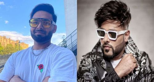 Rishabh Pant (left) and Badshah. Pics: Instagram