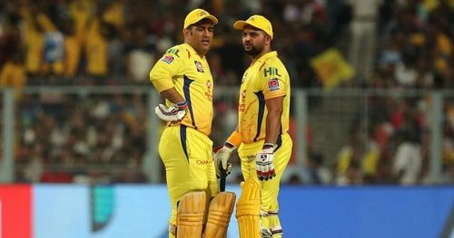 MS Dhoni and Suresh Raina. Pic: BCCI