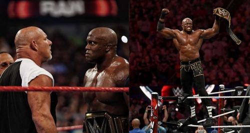 Bobby Lashley and Goldberg; Bobby Lashley