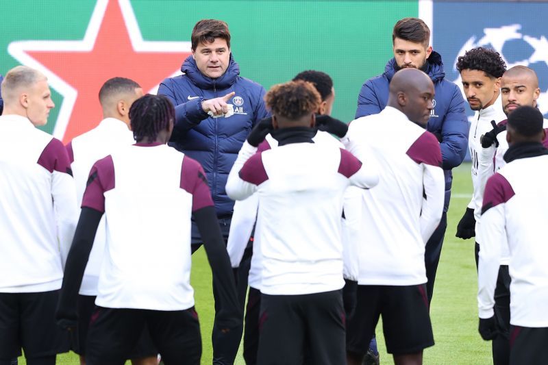 Paris Saint-Germain Training And Press Conference