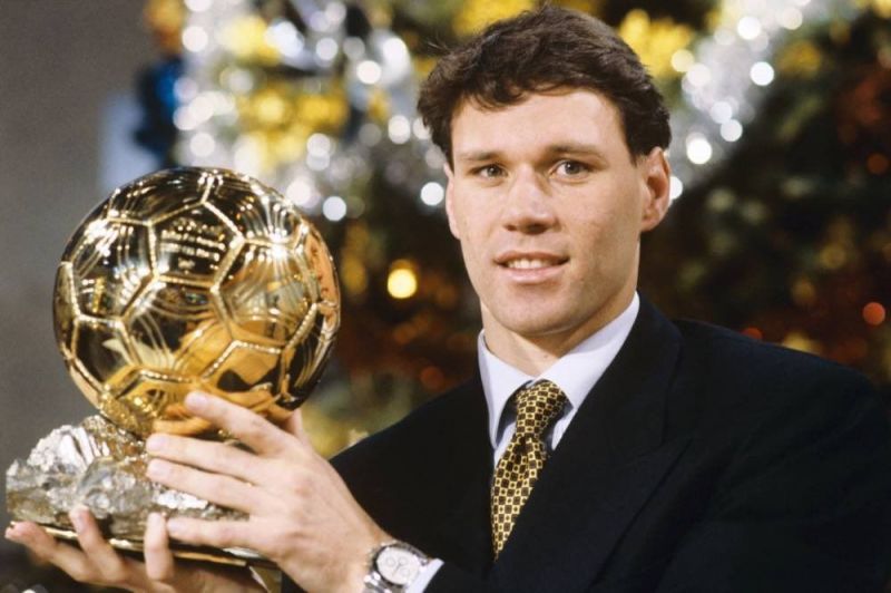 Marco Van Basten has won the most Ballon d&#039;Or awards for Milan with three.