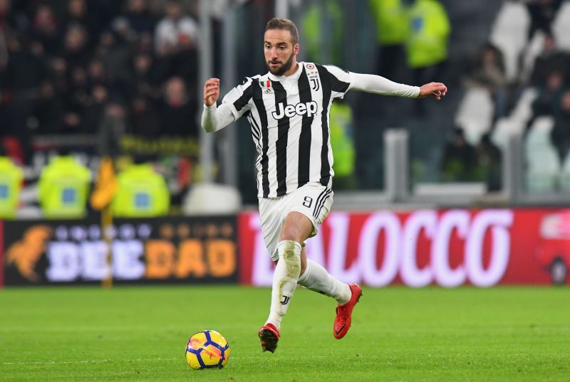 Gonzalo Higuain in action for Juventus