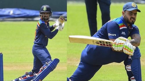 The Indian cricket team played an intra-squad practice match in Sri Lanka. (Image Courtesy: SLC)