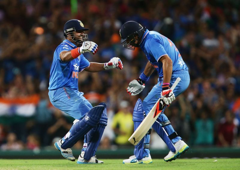 Suresh Raina and Yuvraj Singh. Pic: Getty Images