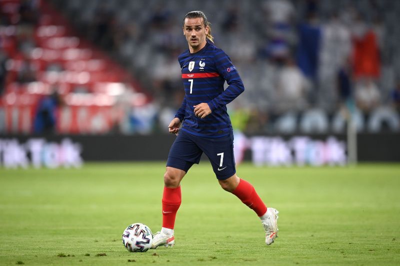 Griezmann in action for France