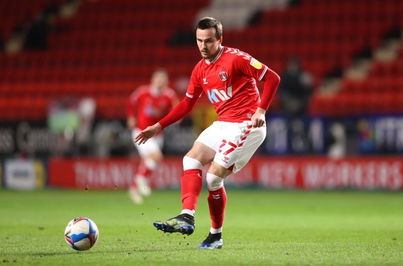 Millar in action for Charlton Athletic