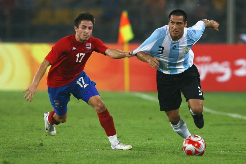 Luciano in action for Argentina&#039;s jersey on Day 5 of the Olympics