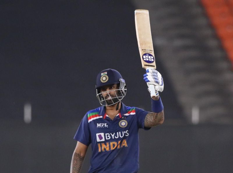 Suryakumar Yadav made a half-century on his T20I debut against England [Credits: BCCI]