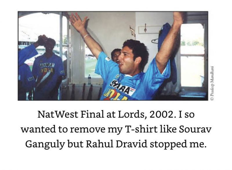 A screengrab from Yuvraj SIngh&#039;s book: &#039;The Test of My Life&#039;