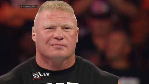 Mike Chioda refereed Brock Lesnar vs. Randy Orton