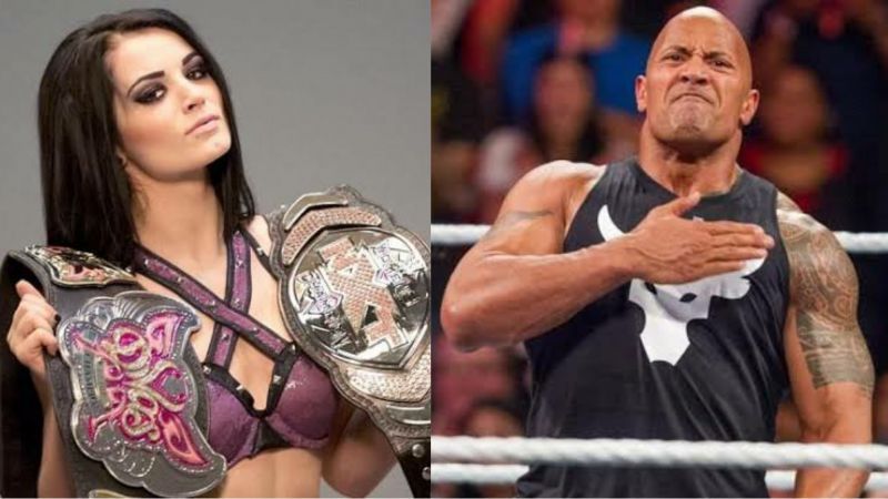 Paige; The Rock