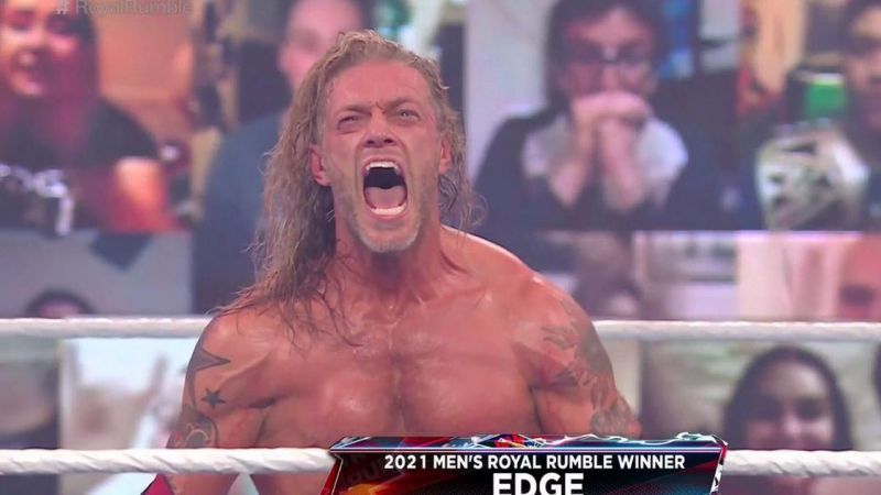 Edge won the Men's Royal Rumble in 2021