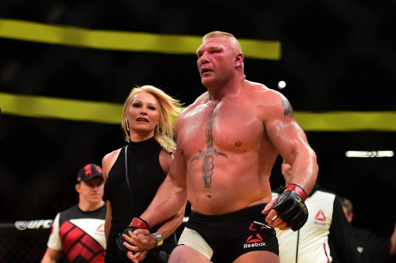 What is the age difference between Sable and Brock Lesnar?