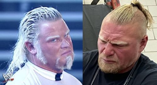 Mordecai and Brock Lesnar