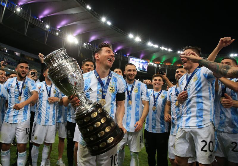 Lionel Messi won the Copa America with Argentina. (Photo by Buda Mendes/Getty Images)