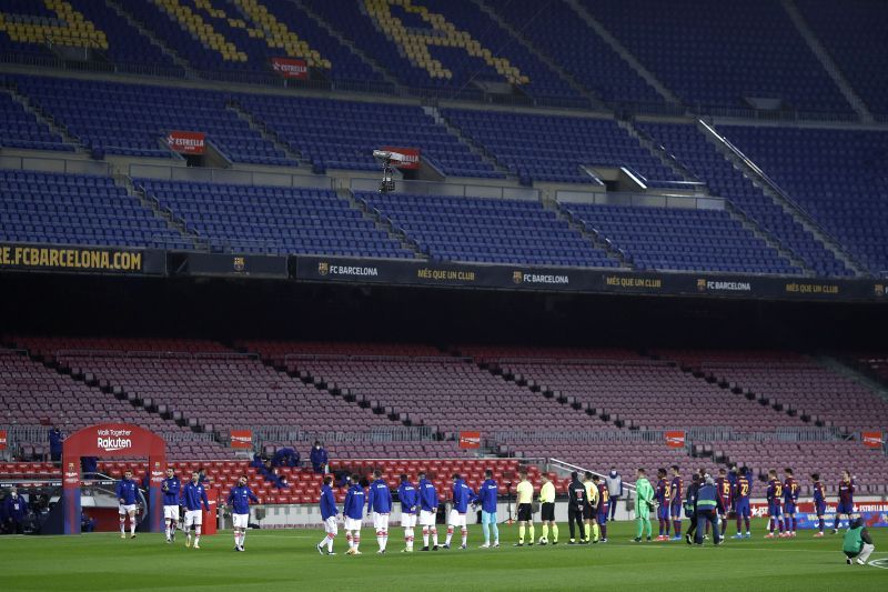 The Coronavirus pandemic forced FC Barcelona to play in front of empty stadiums